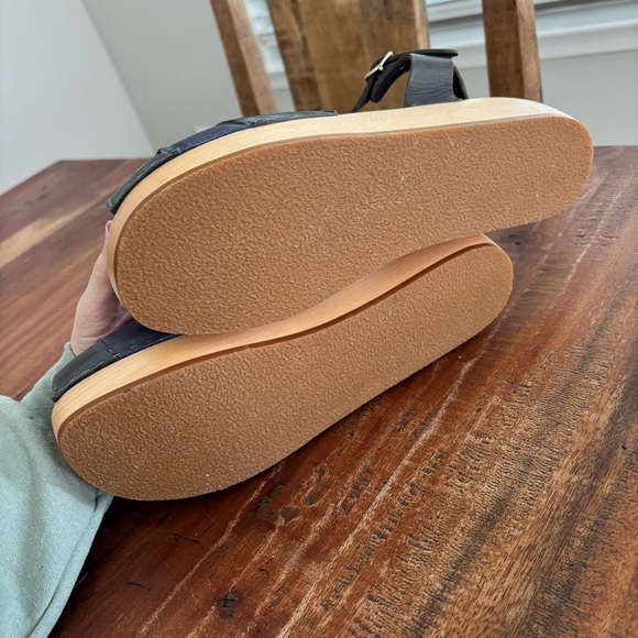 Blue‎ and Black Swedish Hasbeens Clog Sandals size 39 (US 9) - Picture 8 of 8